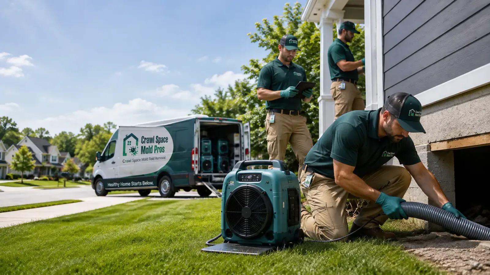 Crawl Space Mold Removal in Fulton, CA